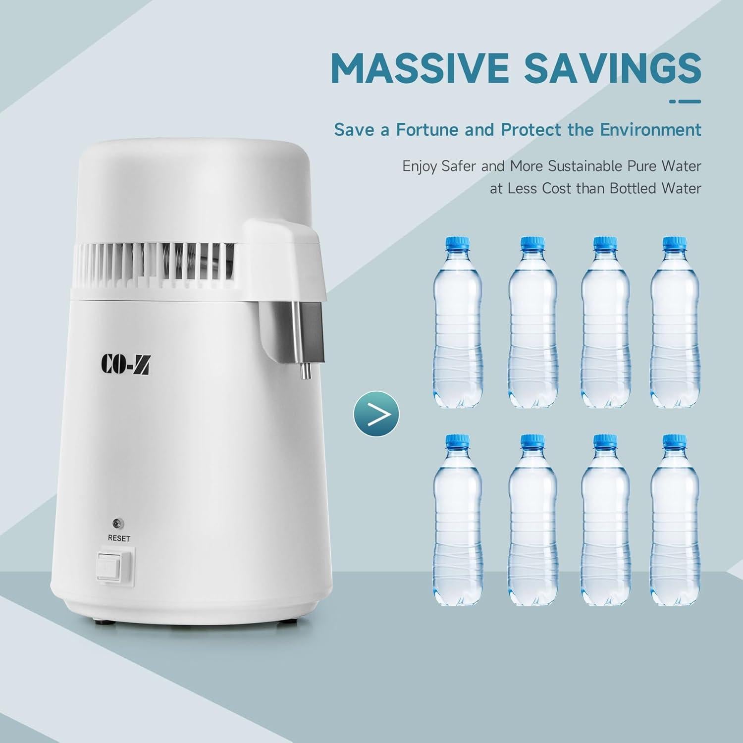 Destilador de Agua CO-Z 4L Purificador de Escritorio