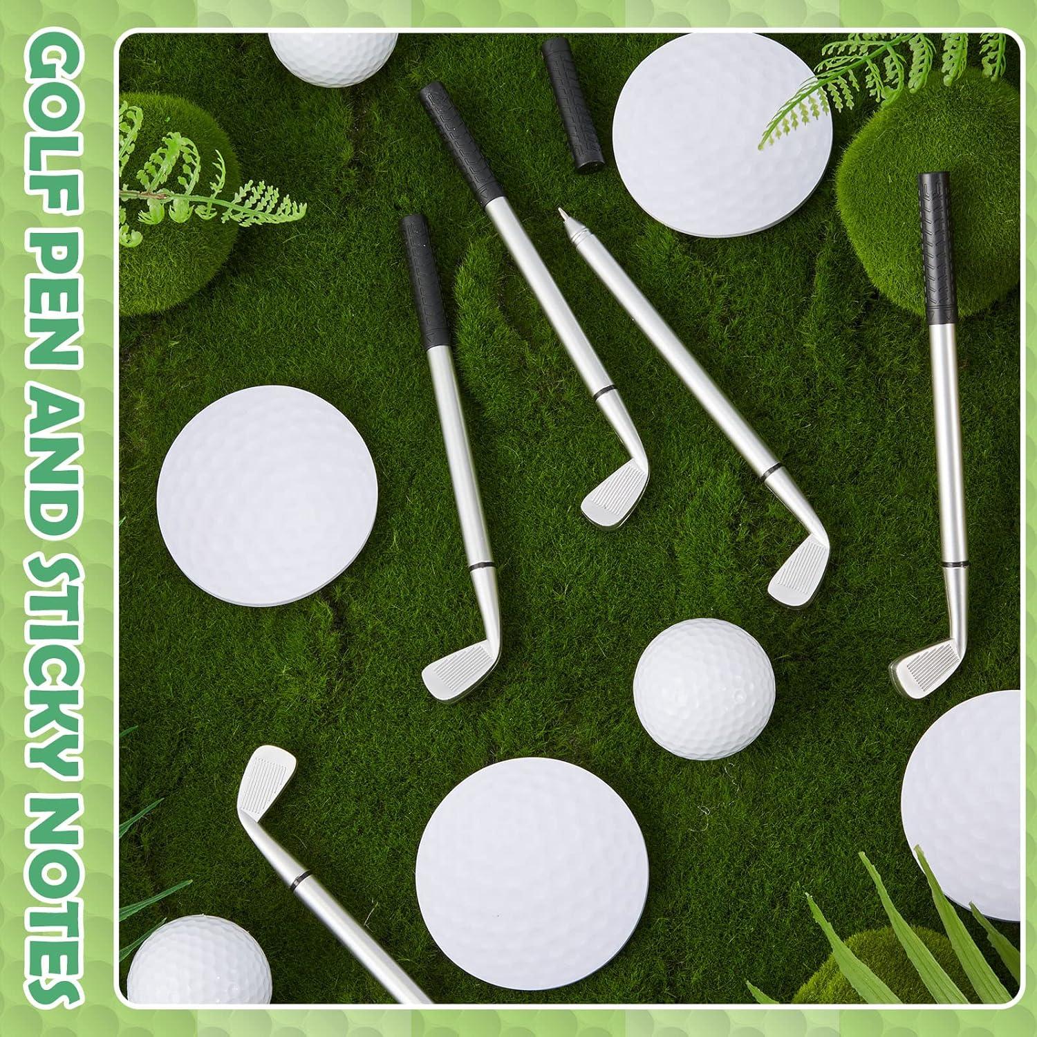 Bolígrafos Estune 12 Pcs Golf + Notas Adhesivas 6.86 cm