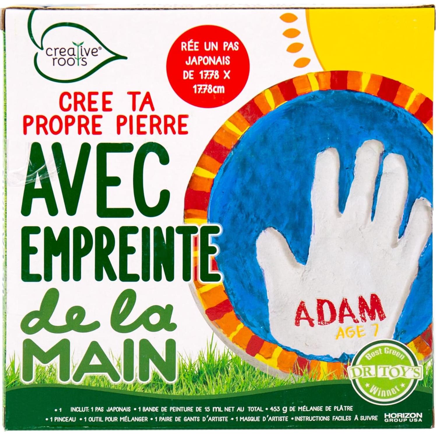 Creative Roots Kit Piedra de Huella de Mano 17,78 cm