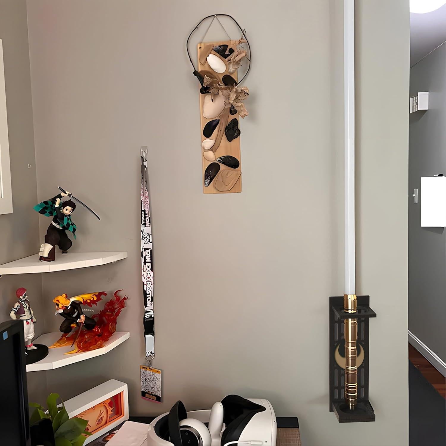 Soporte de Pared para Sable de Luz Poceton Modelo LW001