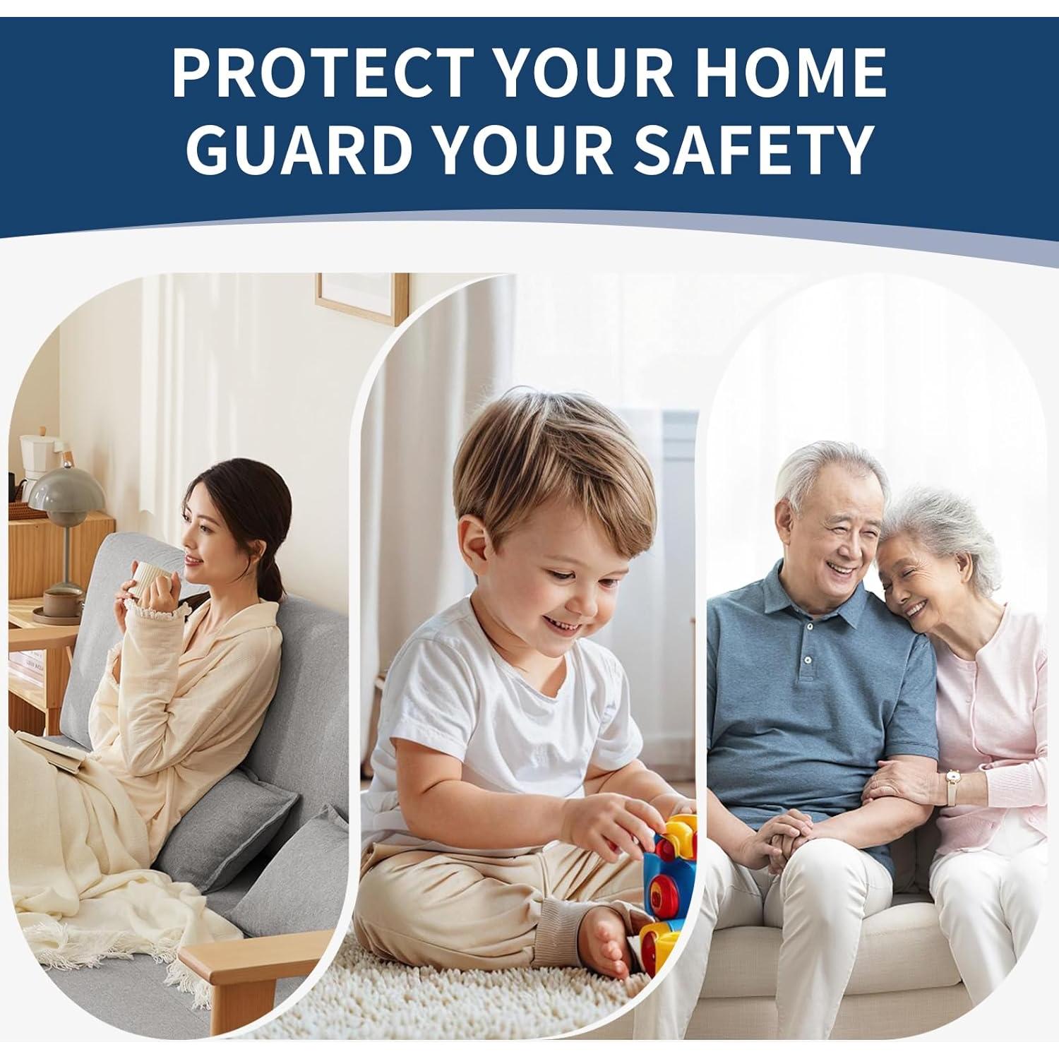 Cerraduras de Refuerzo de Puerta Lvyesea 3 Pcs Seguridad Infantil