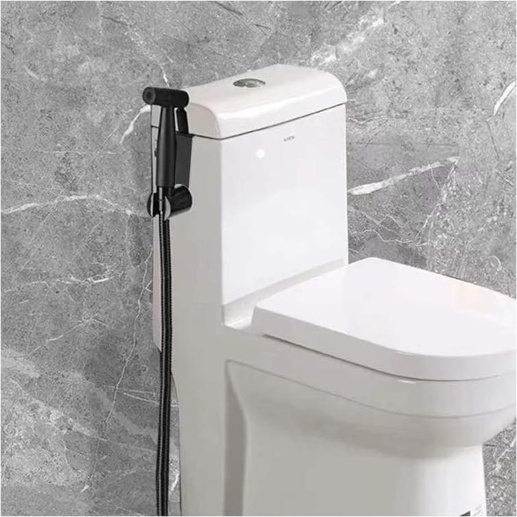 Rociador de Bidet de Mano Fat-Cattie Acero Inoxidable Negro