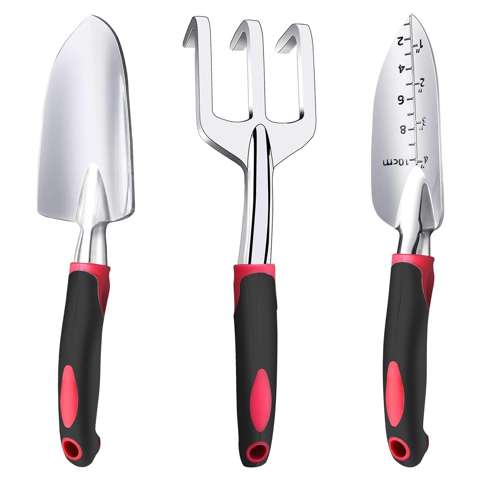 Juego de Herramientas de Jardín Fosiweelo 3 Piezas Aluminio