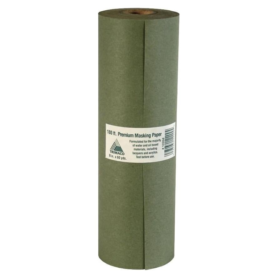 Papel de Enmascarar Trimaco PR6 Verde 15 cm x 16.7 m