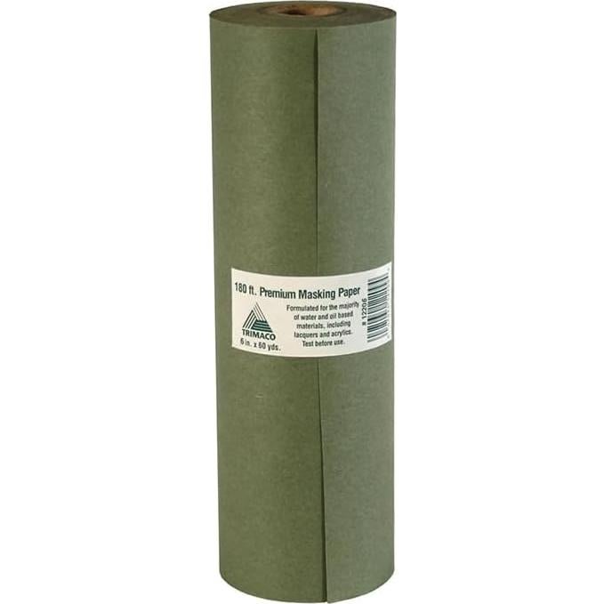 Papel de Enmascarar Trimaco PR6 Verde 15 cm x 16.7 m