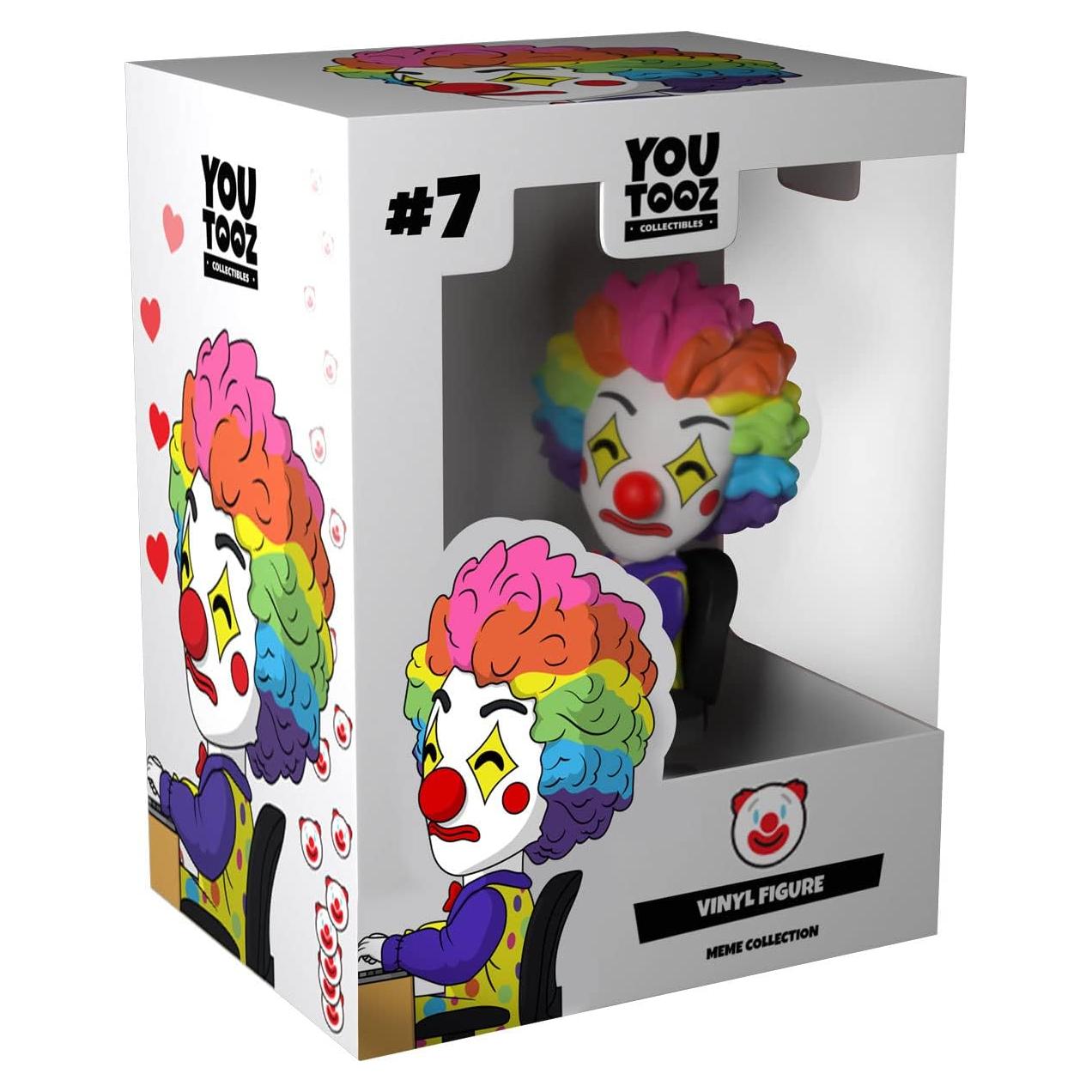 Figura de Vinilo Meme de Payaso Youtooz 10 cm Colección