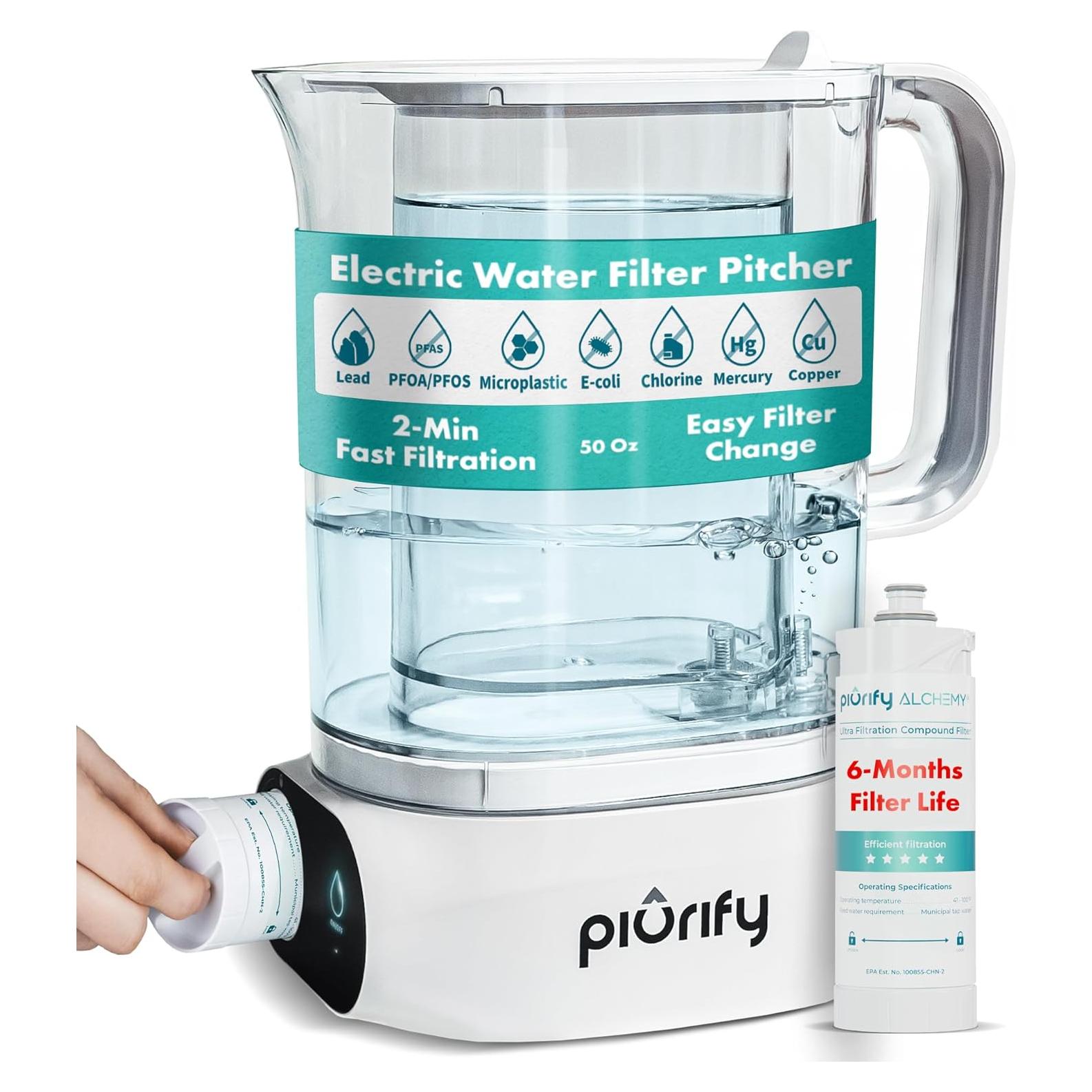 Jarra de Filtro de Agua Piurify Alquimia 2024 1.48L