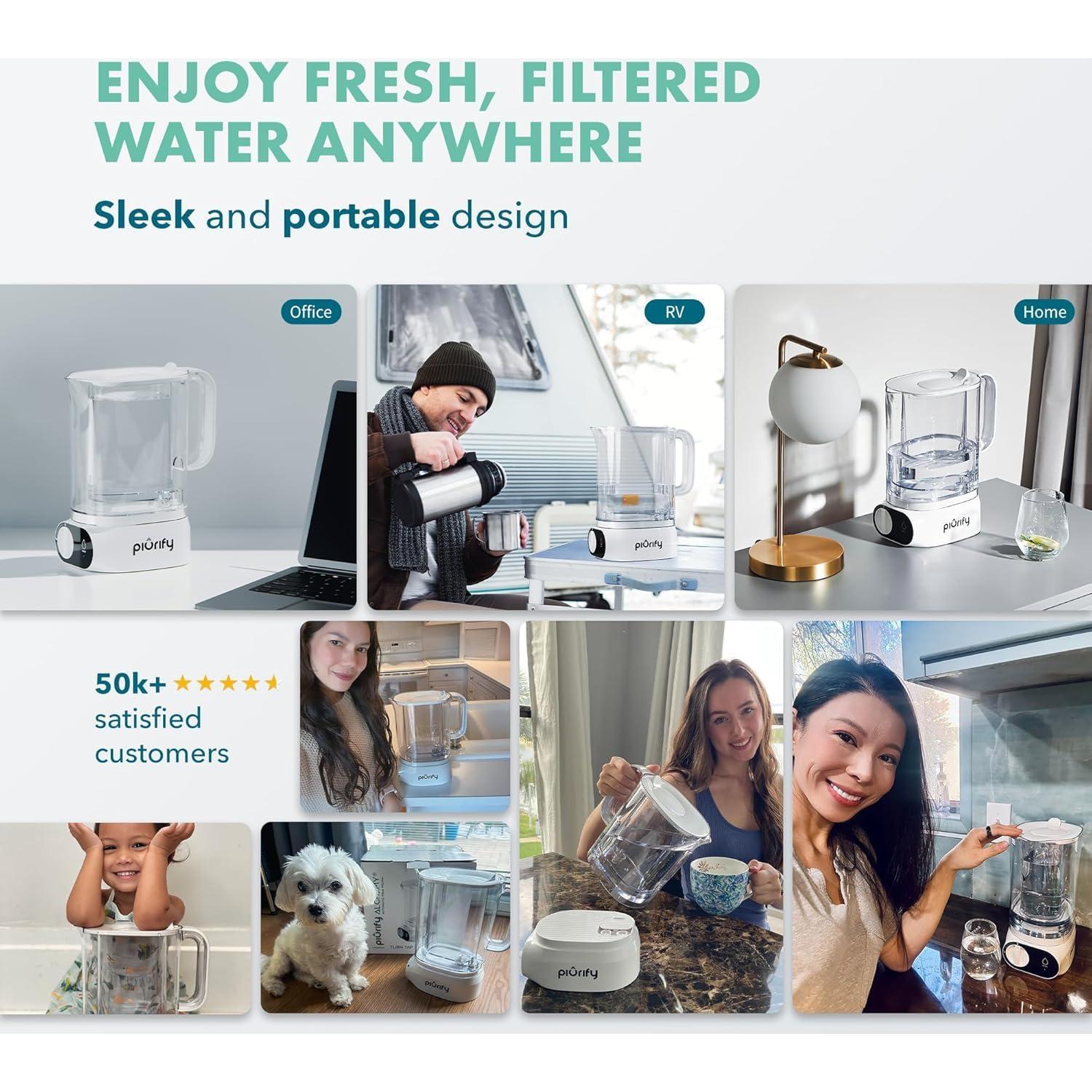 Jarra de Filtro de Agua Piurify Alquimia 2024 1.48L