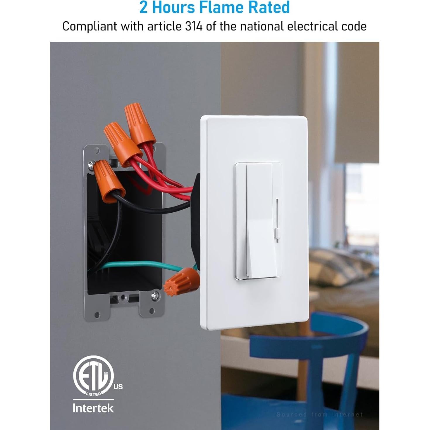 Caja de Salida Eléctrica LEONLITE 20 Pulgadas Cúbicas PVC - 6 Unidades