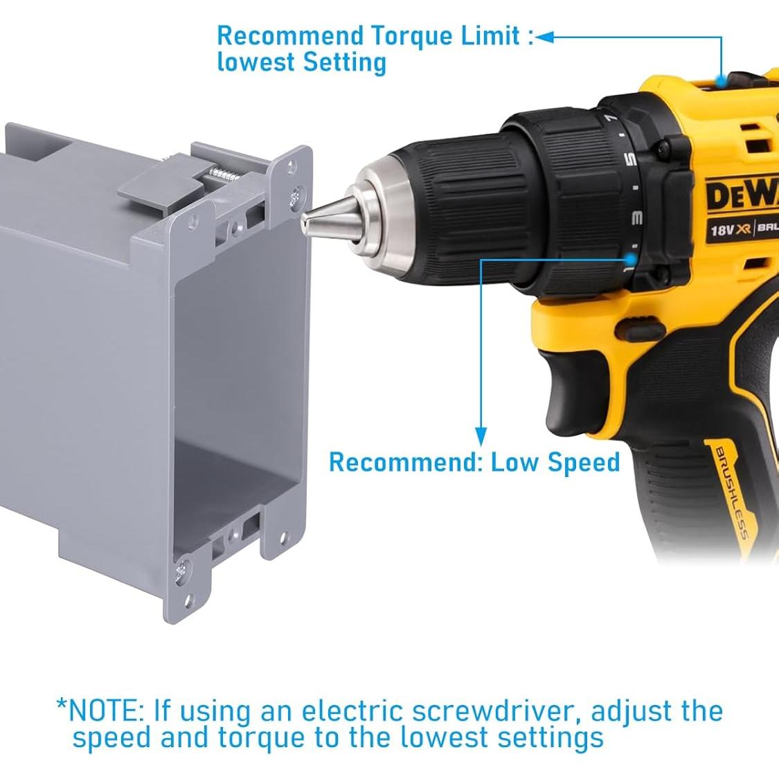 Caja de Salida Eléctrica LEONLITE 20 Pulgadas Cúbicas PVC - 6 Unidades
