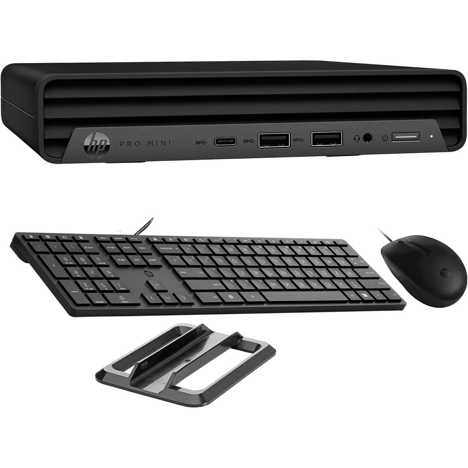 HP Pro Mini 400 G9 Business Mini Desktop Computer, 12th Gen Intel Hexa-Core i5-12500T (Beat i7-11700T), 16GB DDR4 RAM, 1TB PCIe SSD, WiFi 6, Bluetooth 5.2, Windows 11 Pro, AZ-XUT