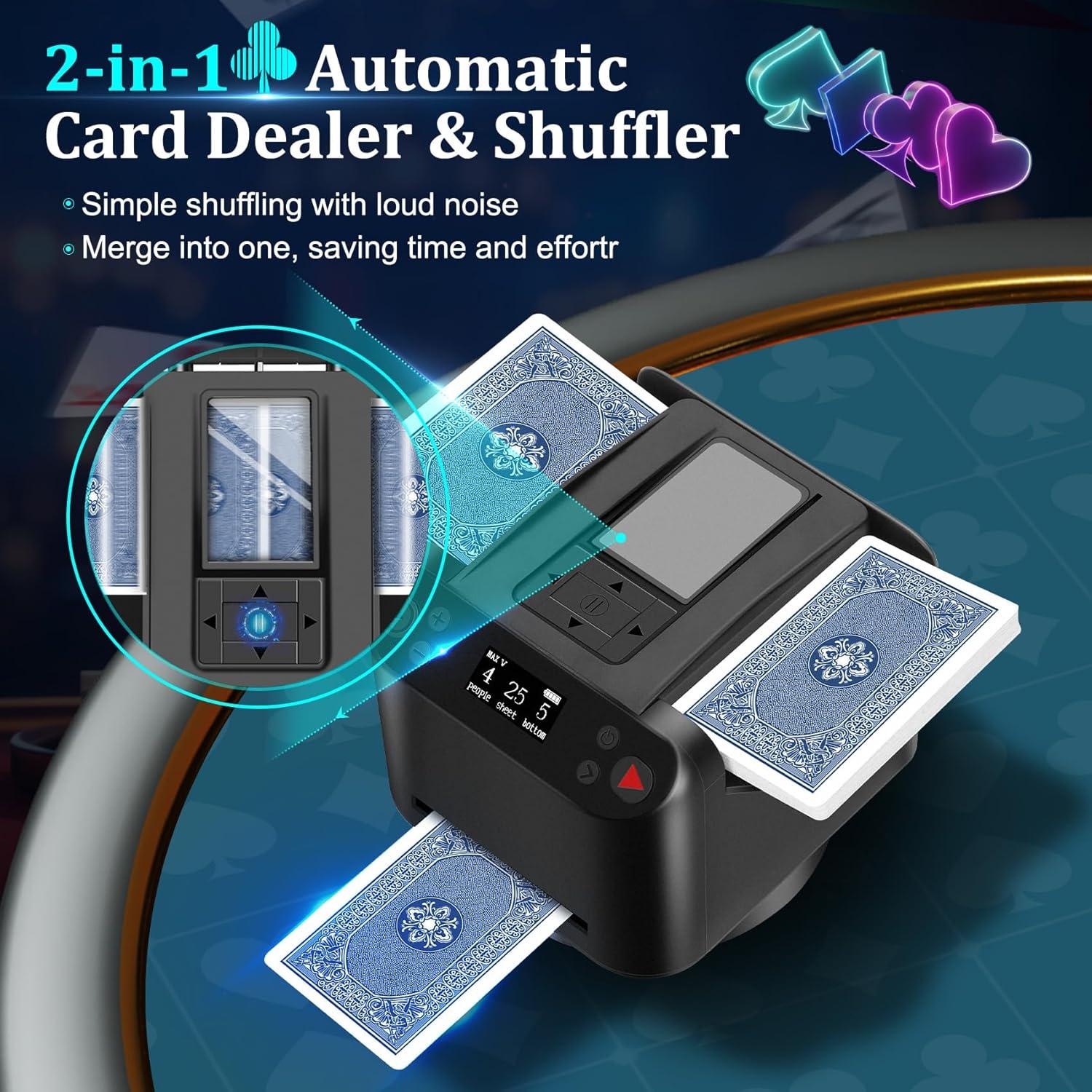 Barajador y Repartidor Automático Magam 12 Jugadores 360°