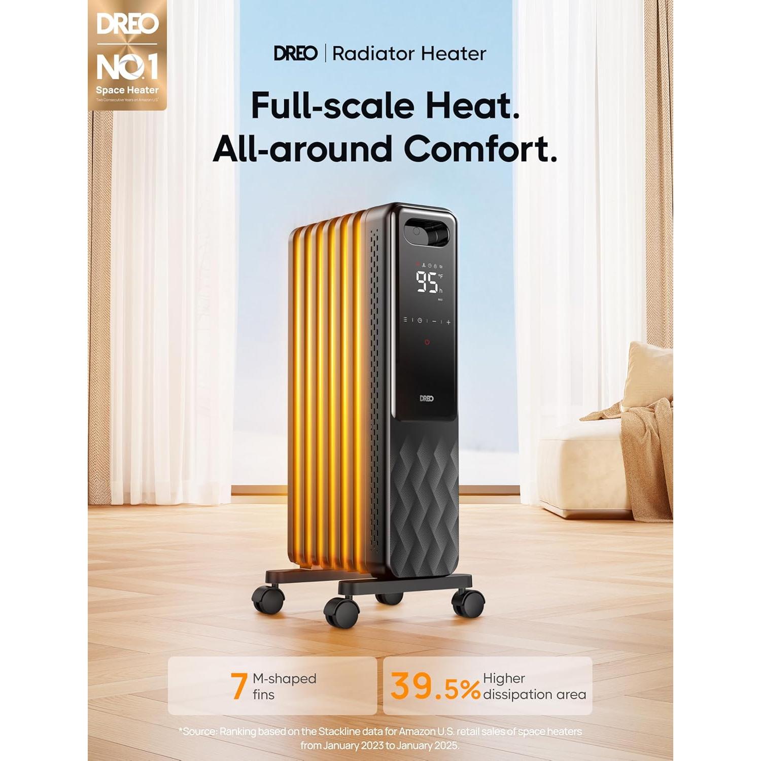 Calefactor de aceite Dreo DR-HSH010 1500W con control remoto