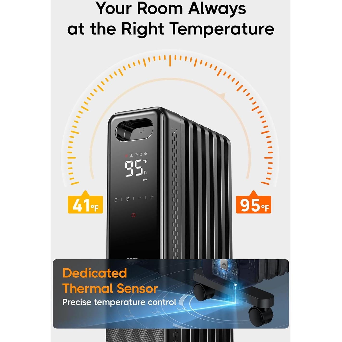 Calefactor de aceite Dreo DR-HSH010 1500W con control remoto