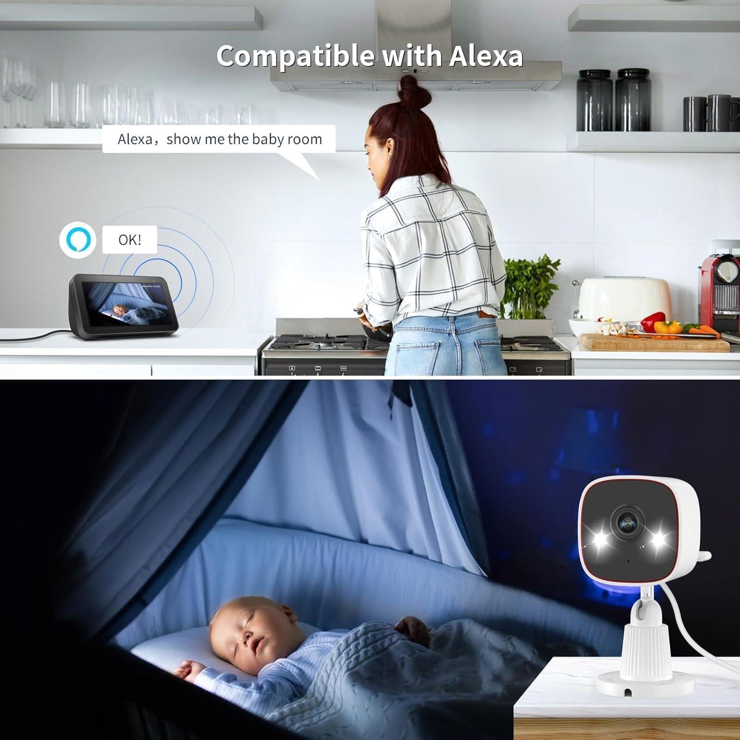 Cámara de Seguridad Exterior Jennov 2K WiFi IP66 4 Piezas