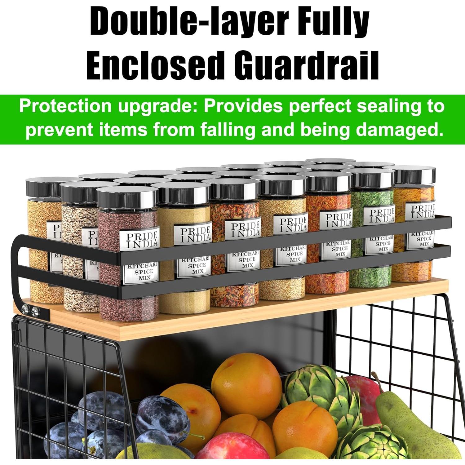 Estante Magnético UVIAHOMI para Refrigerador 35x21cm