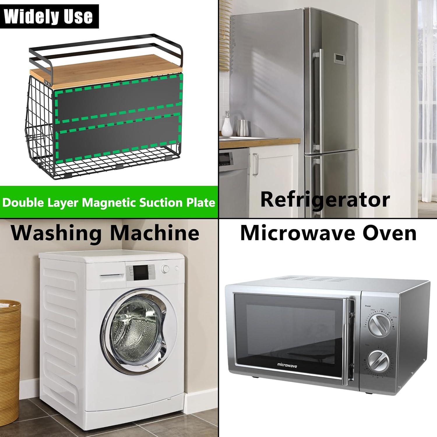 Estante Magnético UVIAHOMI para Refrigerador 35x21cm