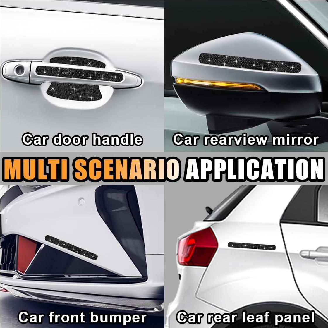 10 Piezas Pegatinas Antirayaduras para Manijas de Puerta JOYCOURT