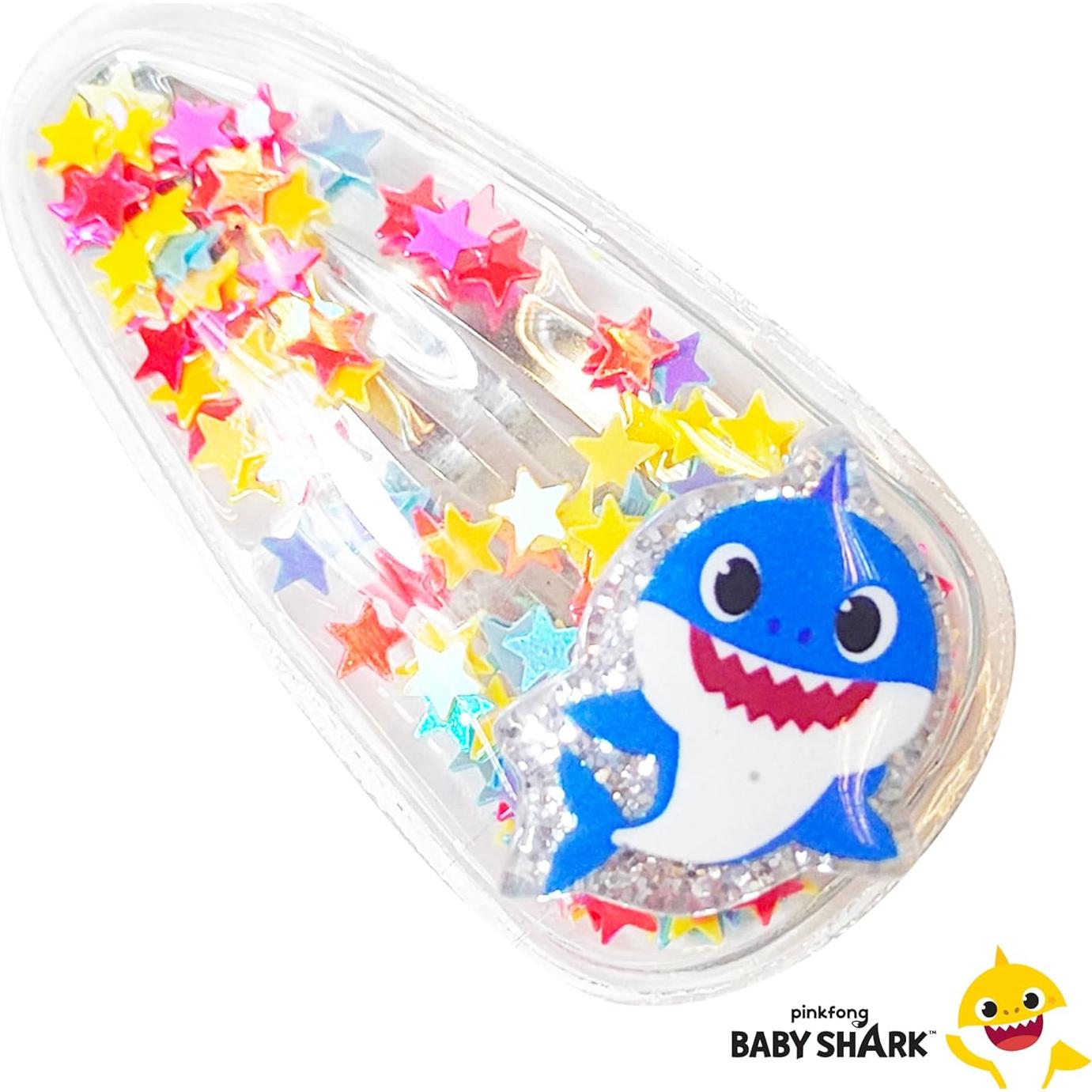 Clips de Cabello Baby Shark H.E.R. 6 Piezas Multicolor