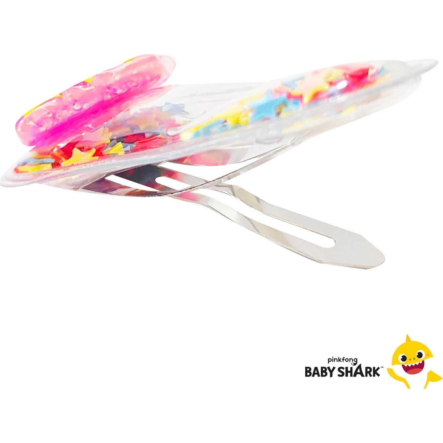 Clips de Cabello Baby Shark H.E.R. 6 Piezas Multicolor