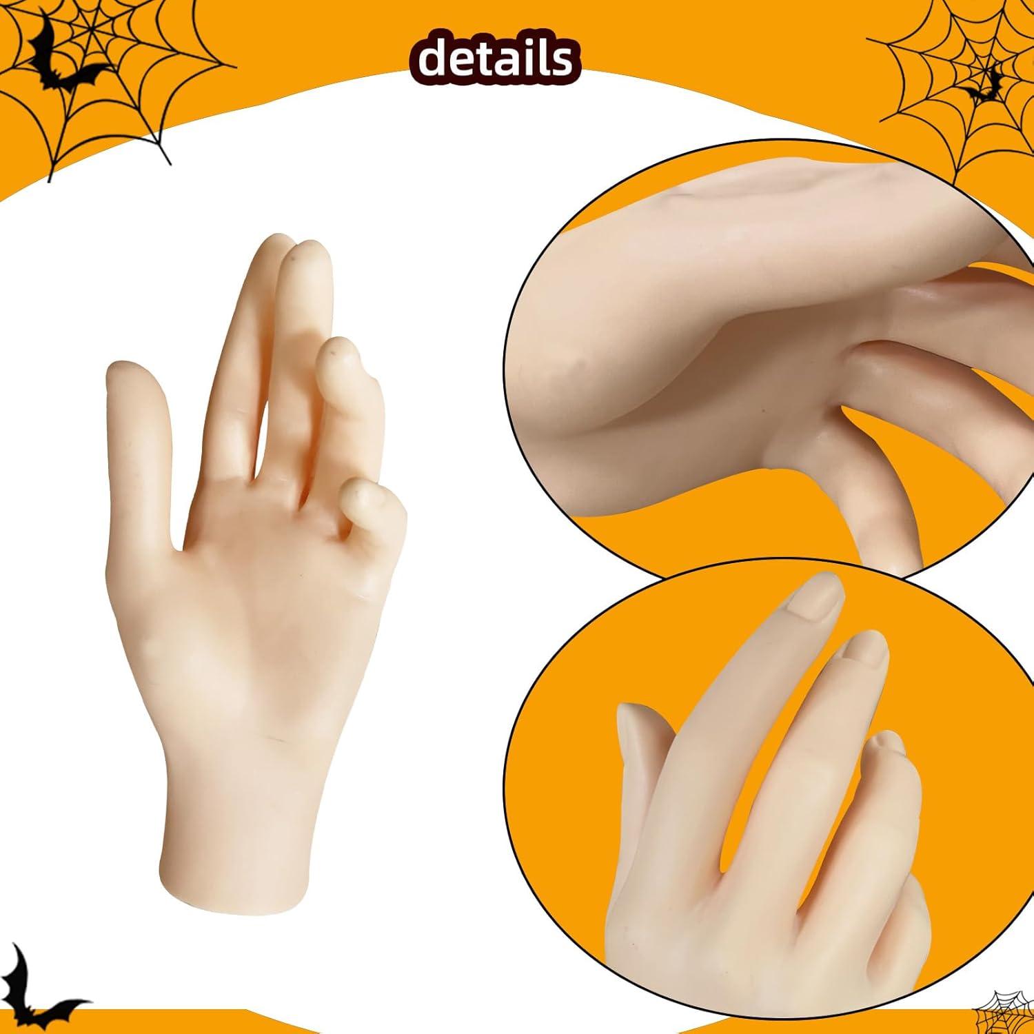 Manos Falsas de Halloween Lodou - 2 Piezas Realistas 20 cm