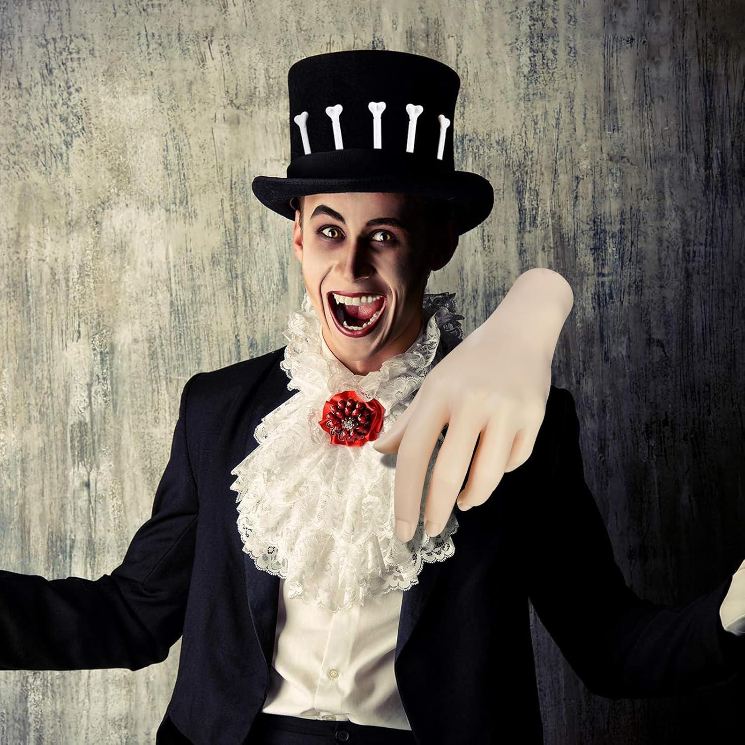 Manos Falsas de Halloween Lodou - 2 Piezas Realistas 20 cm