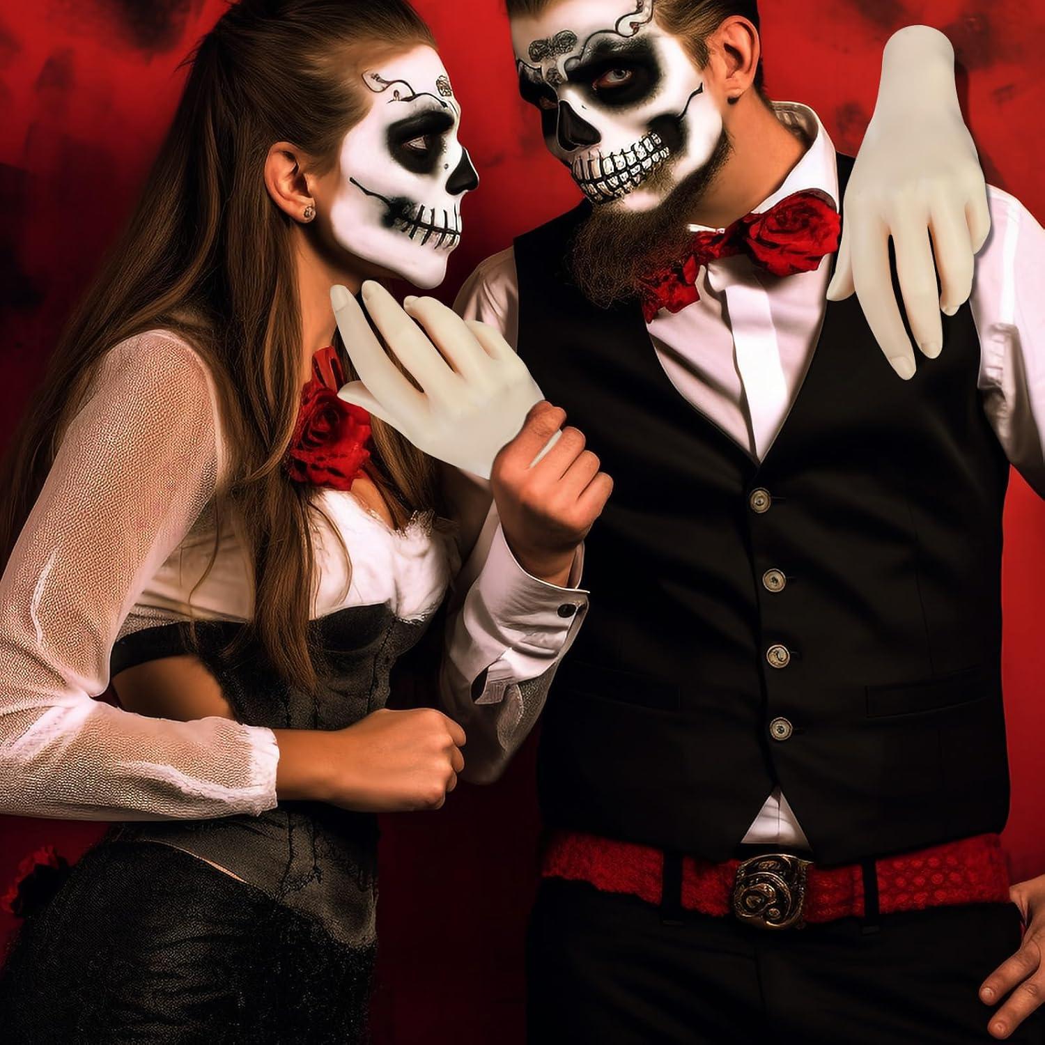 Manos Falsas de Halloween Lodou - 2 Piezas Realistas 20 cm