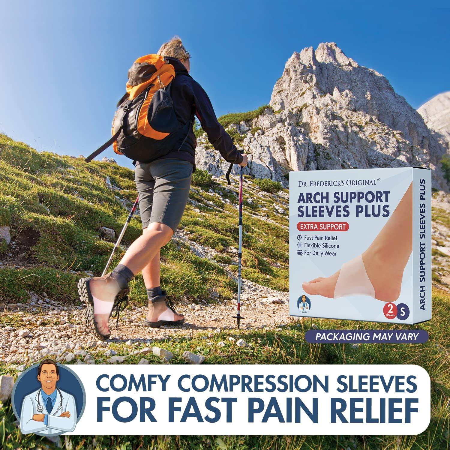 Mangas de Soporte para Arco Dr. Frederick - 2 Unidades - Alivio Pies Planos