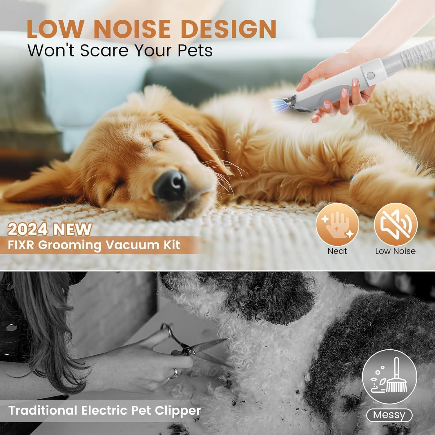 Aspiradora para Perros FIXR PG50 Plus 2.5L 11000Pa 7 en 1