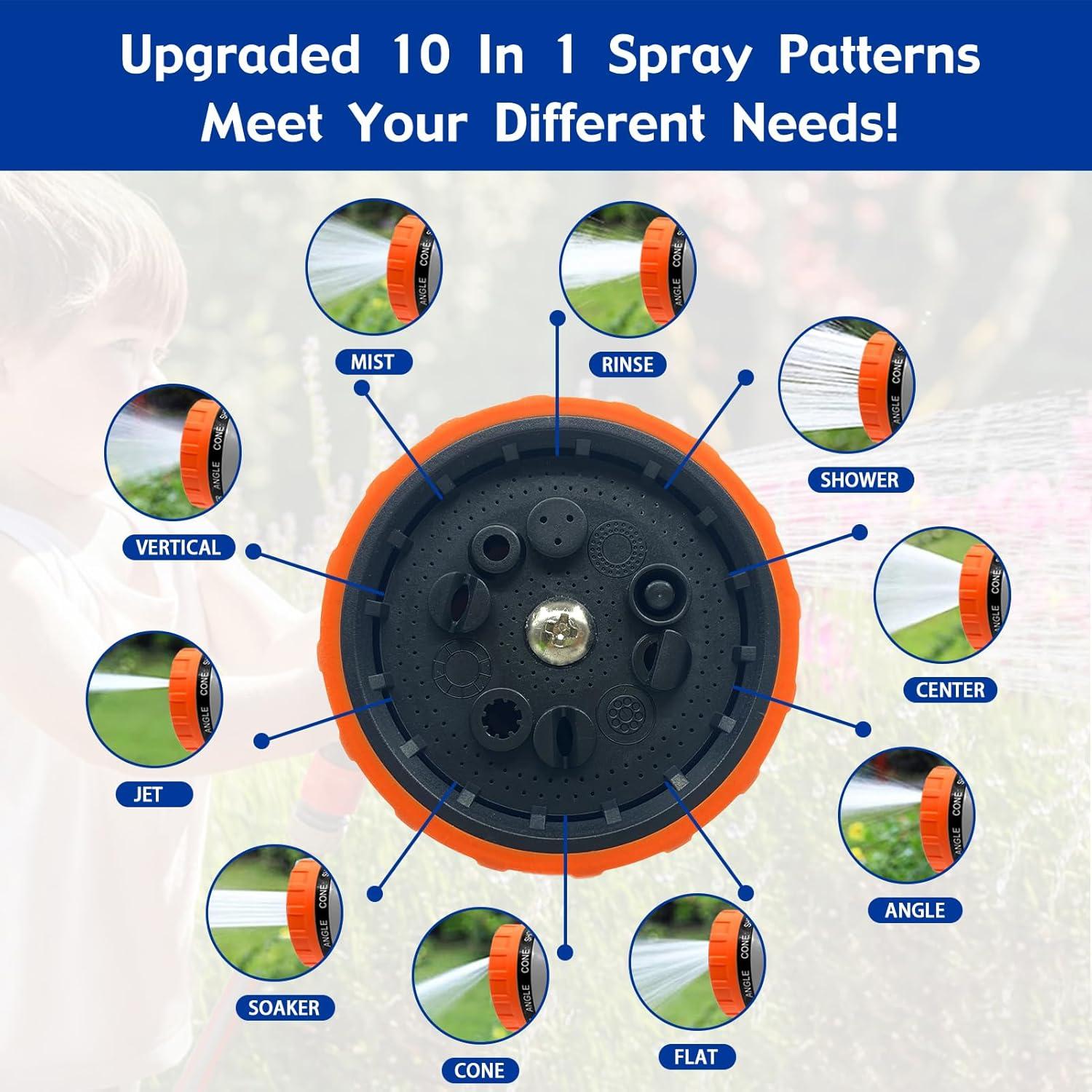 Rociador de manguera AYBBSHOW con dispensador de jabón 2m