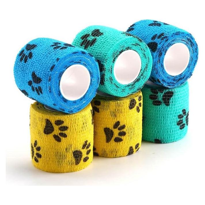 Venda Autoadhesiva WePet para Mascotas 5.08 cm - 6 Rollos