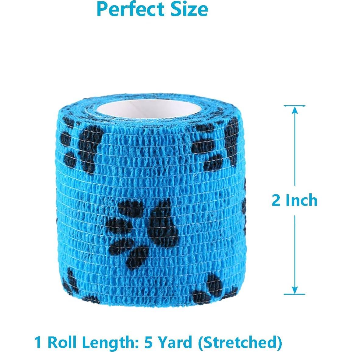 Venda Autoadhesiva WePet para Mascotas 5.08 cm - 6 Rollos