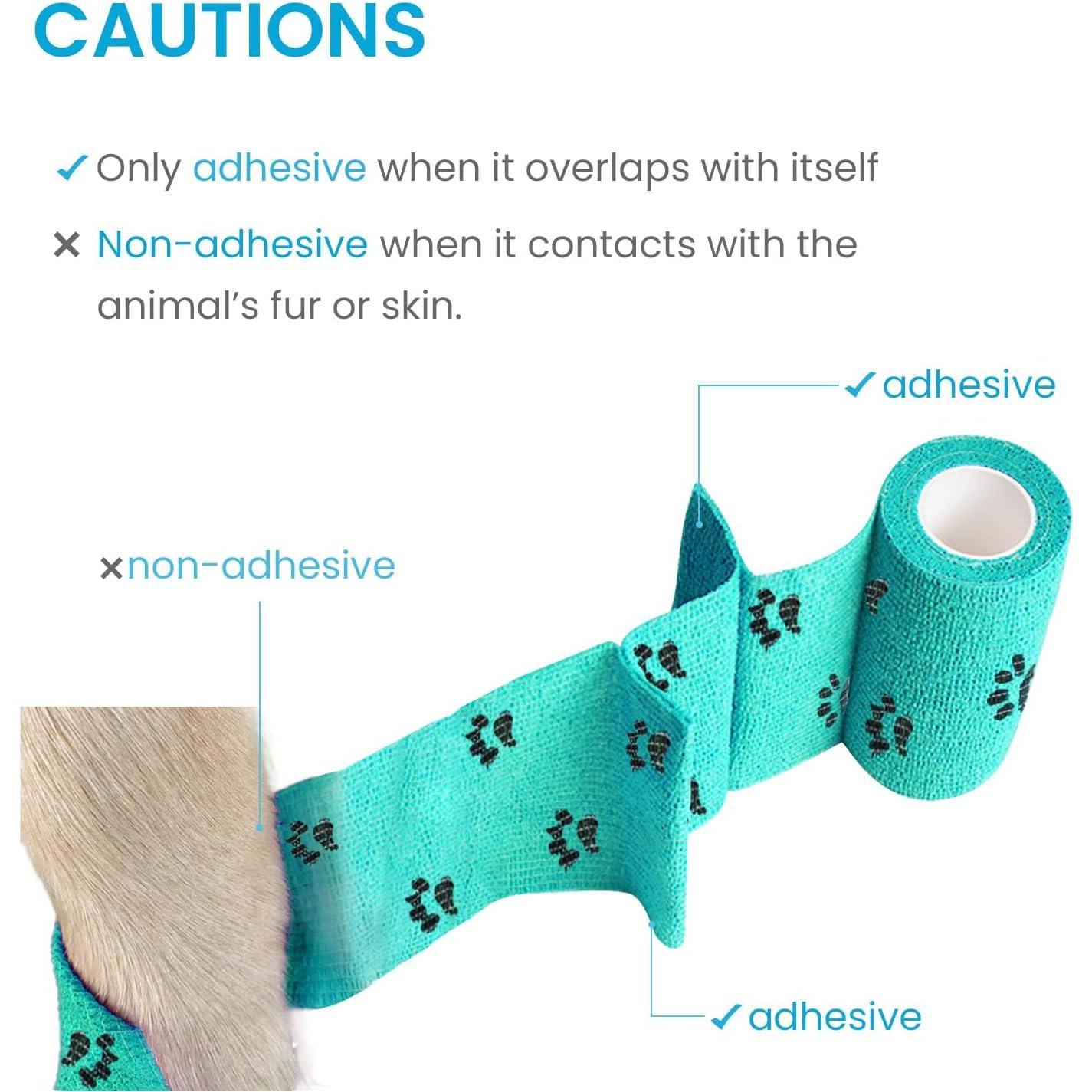 Venda Autoadhesiva WePet para Mascotas 5.08 cm - 6 Rollos