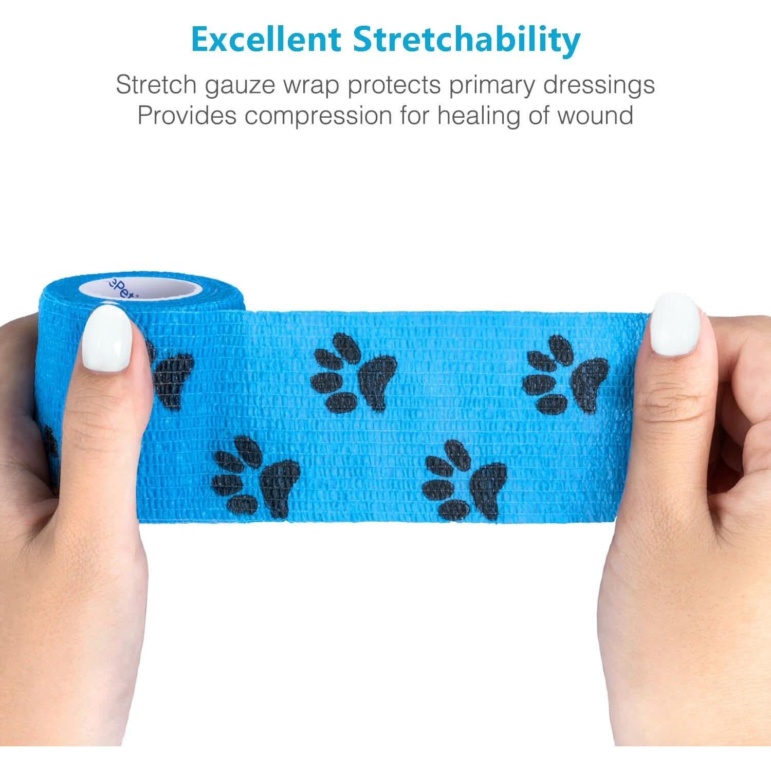 Venda Autoadhesiva WePet para Mascotas 5.08 cm - 6 Rollos