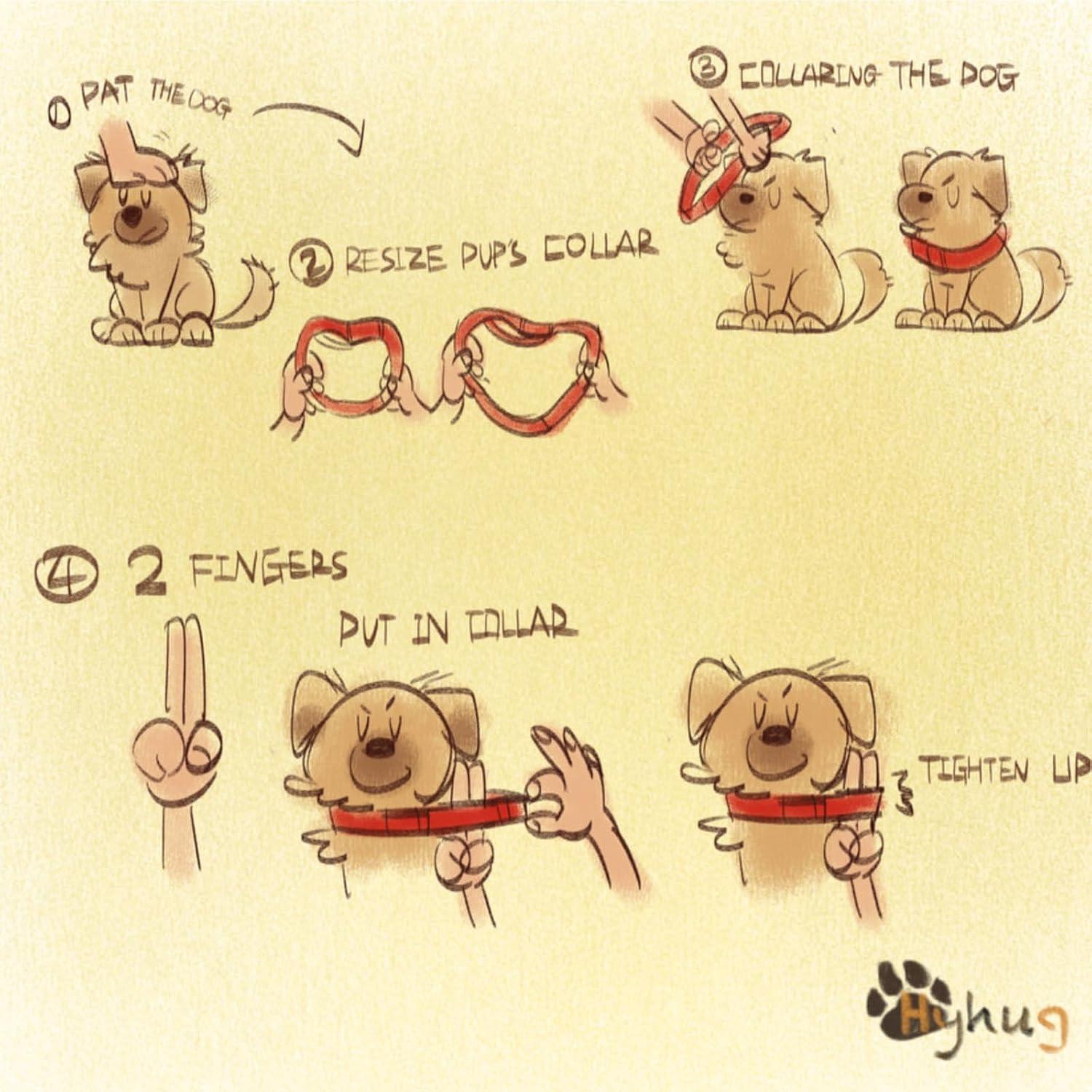 Collar Martingale Nylon Antiescape Hyhug Verde Militar Pequeño