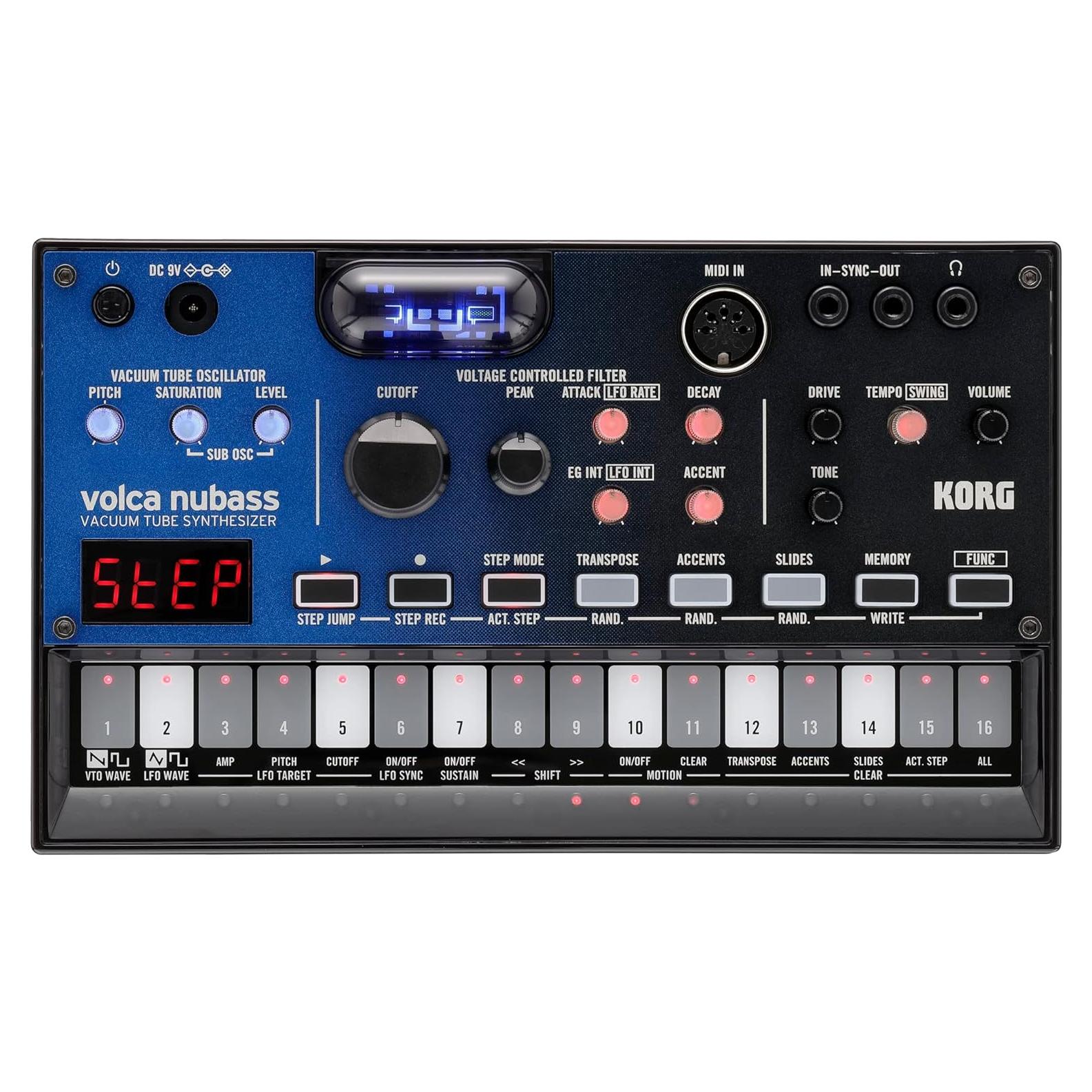 Korg Volca Nubass Sintetizador de Bajo con Secuenciador