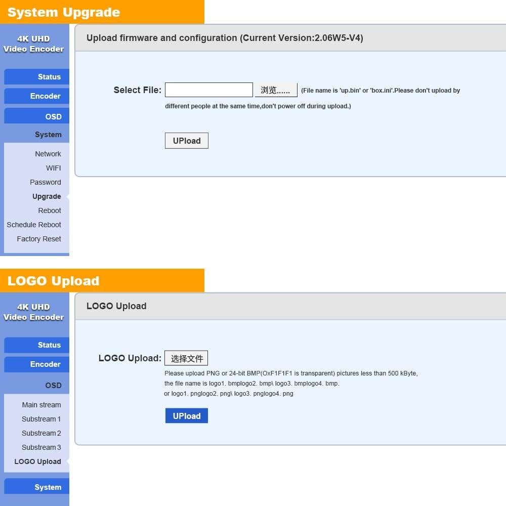 Codificador de Video 4K URay UHE265-1L HDMI a IP para Streaming