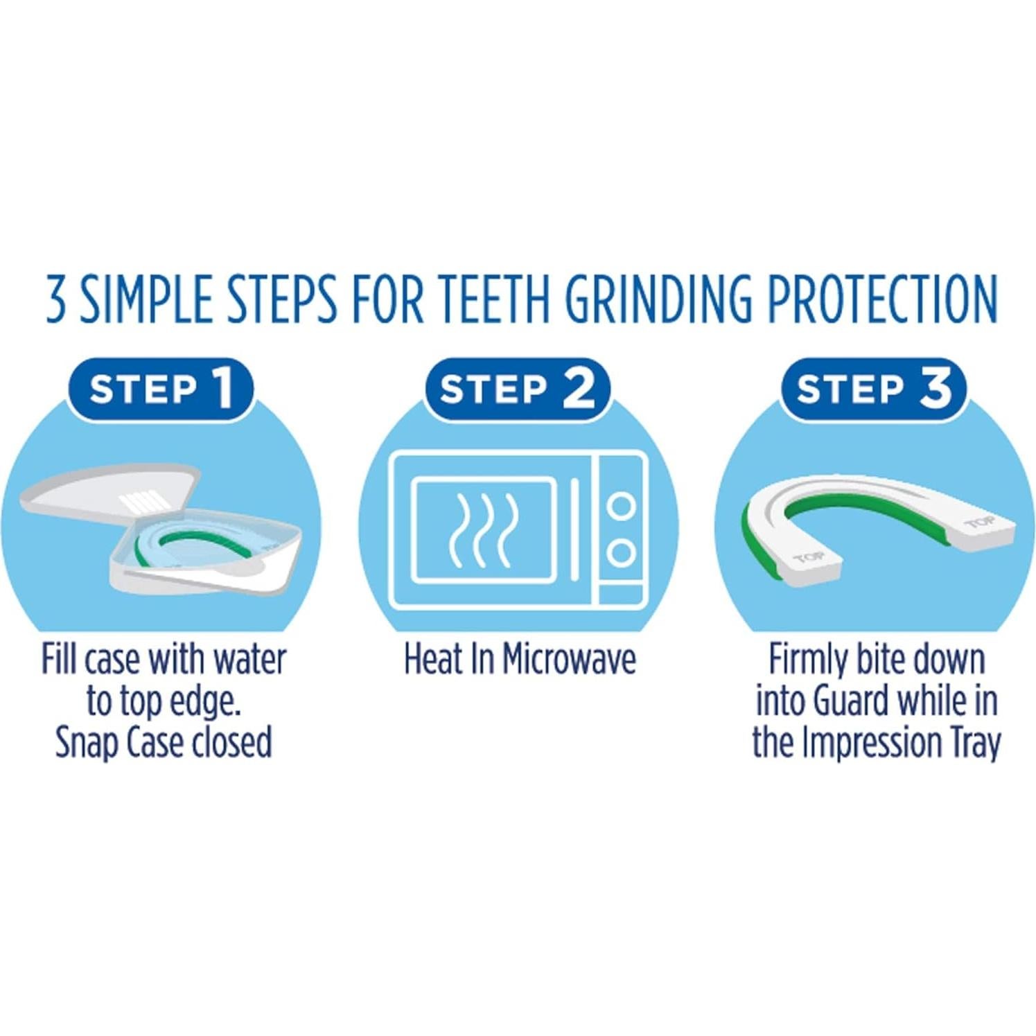 Protector Bucal Oral-B para Bruxismo - 2 Paquete Moldeable