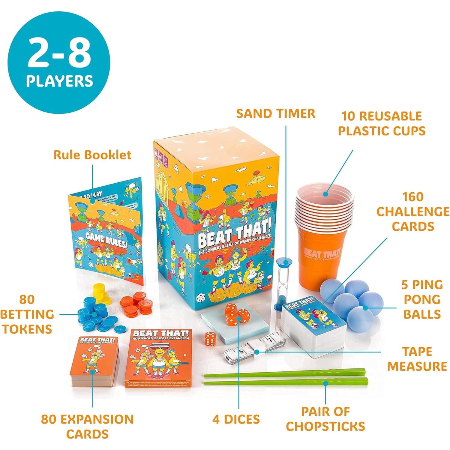 Juego de Fiesta Beat That! Gutter Games - 240 Desafíos