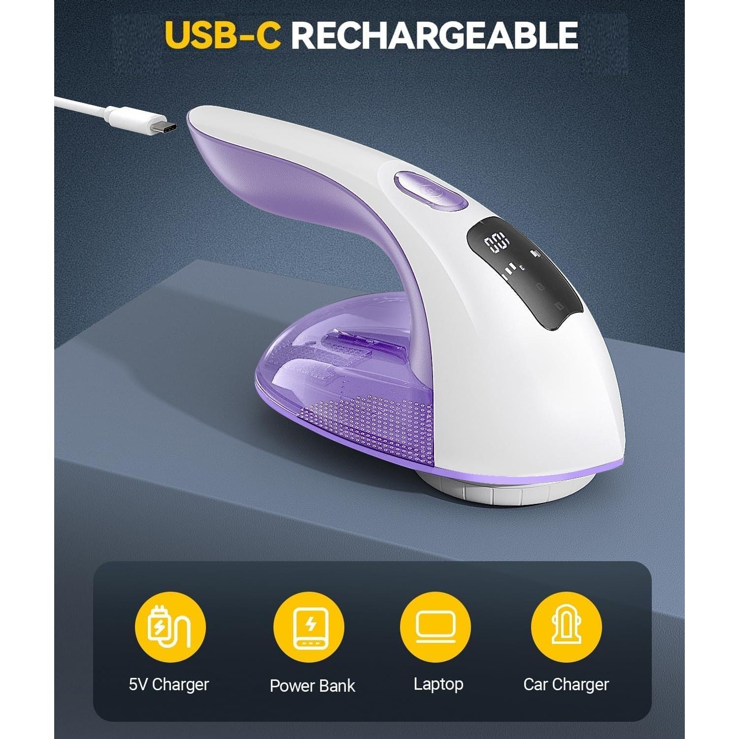 Afeitadora de tela Ruidla GC028 recargable 3 velocidades 6 hojas