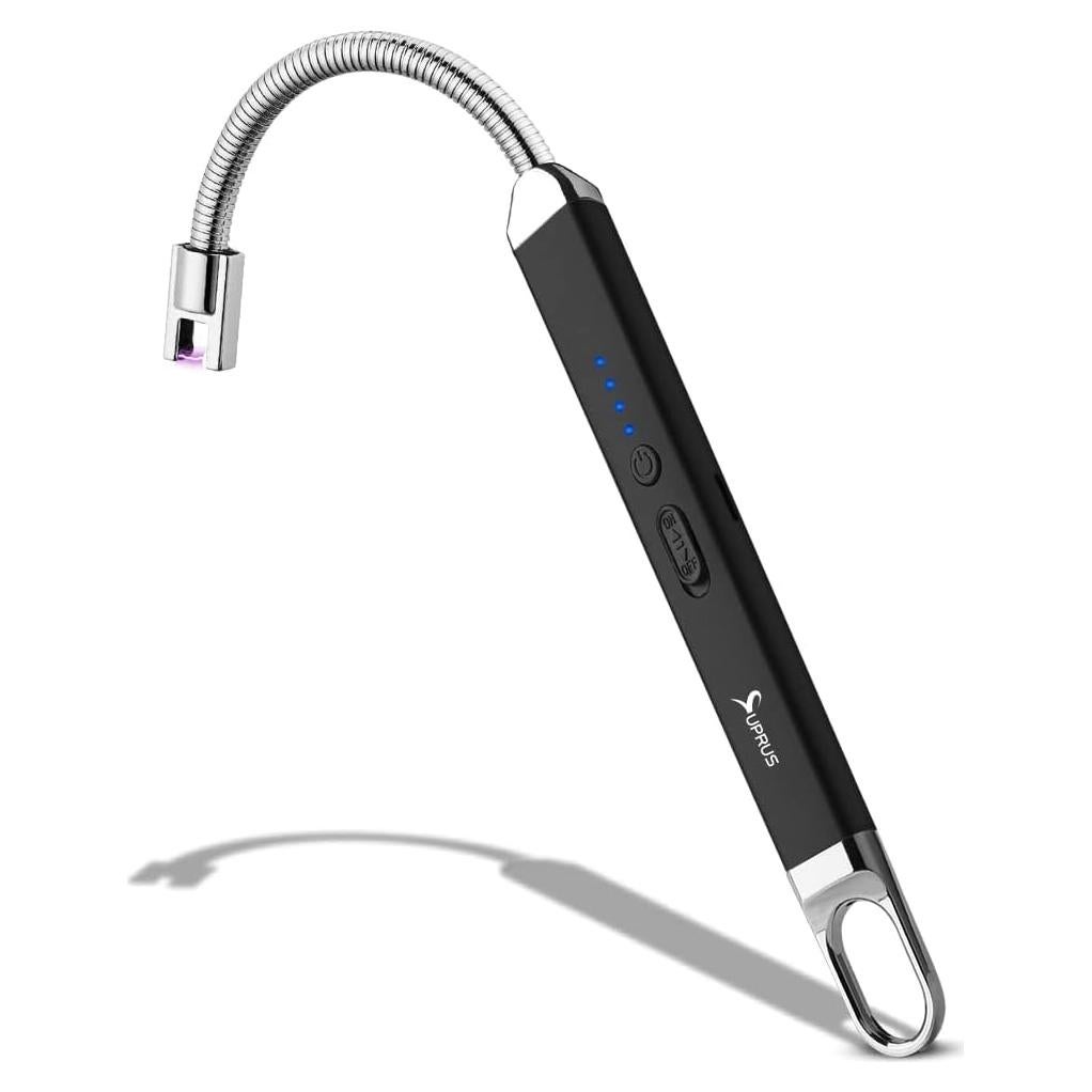 Encendedor Eléctrico SUPRUS Recargable USB Cuello Flexible 15.2cm