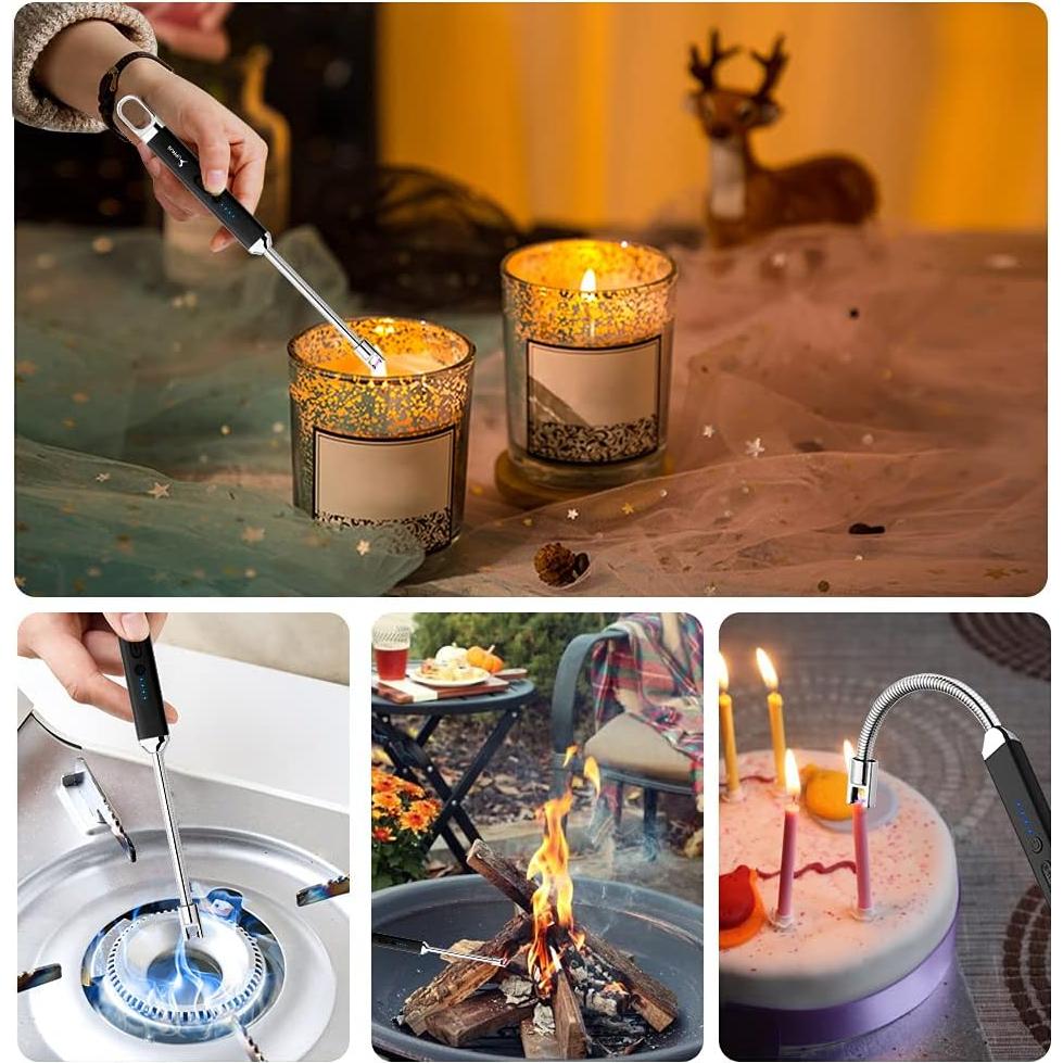 Encendedor Eléctrico SUPRUS Recargable USB Cuello Flexible 15.2cm