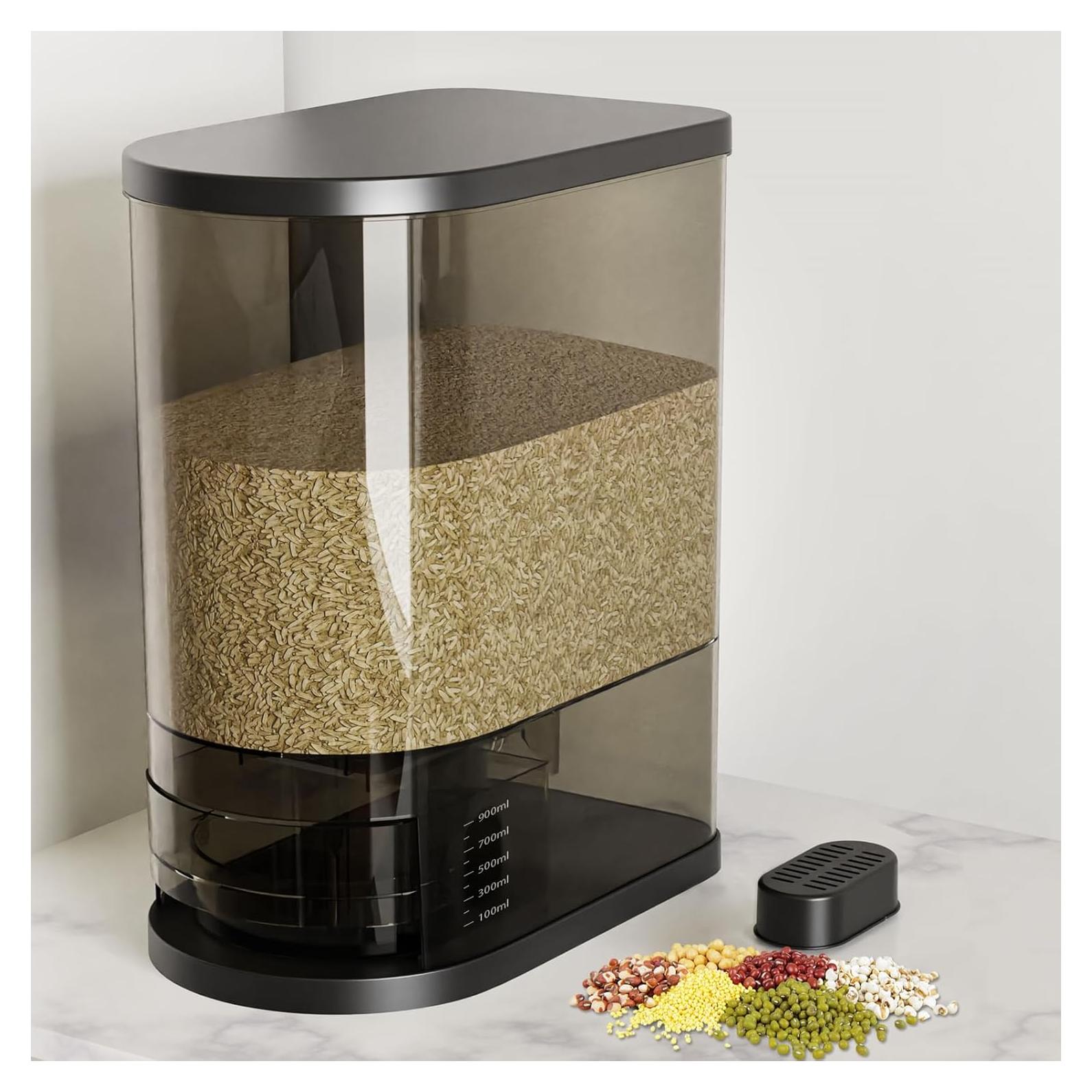 Contenedor de Almacenamiento de Alimentos SYNCVIBE 11.34 kg Negro