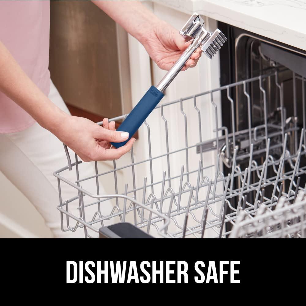 Aplastador de Carne Doble Lado GORILLA GRIP, 0.25 kg, Negro