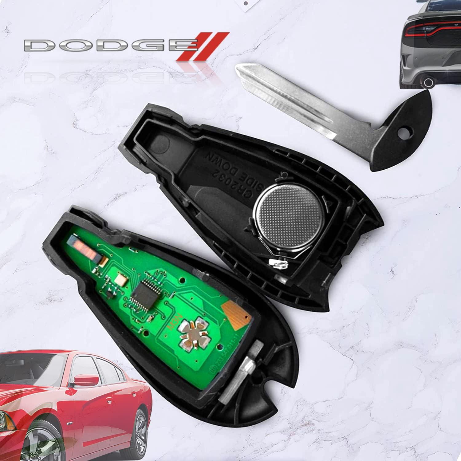 Control Remoto Llavero Dodge Chrysler 2008-2020 Juego de 2