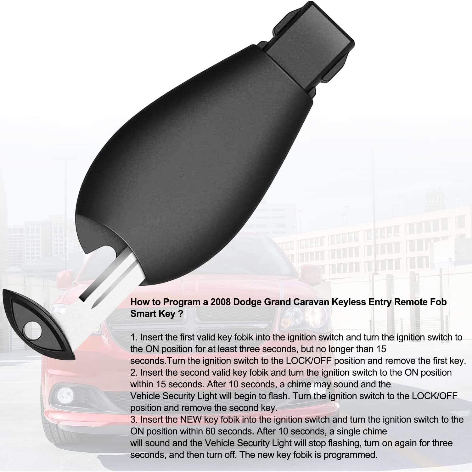 Control Remoto Llavero Dodge Chrysler 2008-2020 Juego de 2