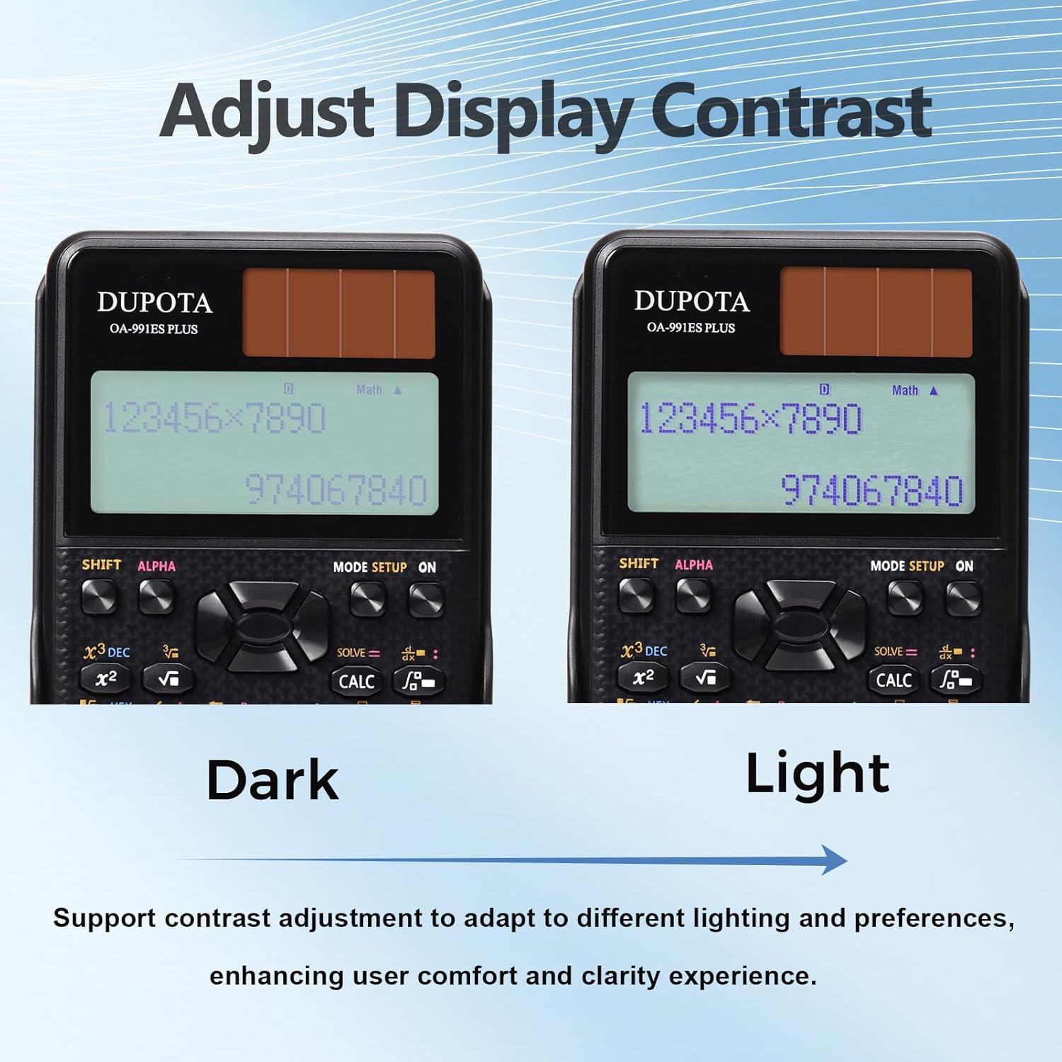 Calculadora Científica DUPOTA OA-991ES Plus 417 Funciones