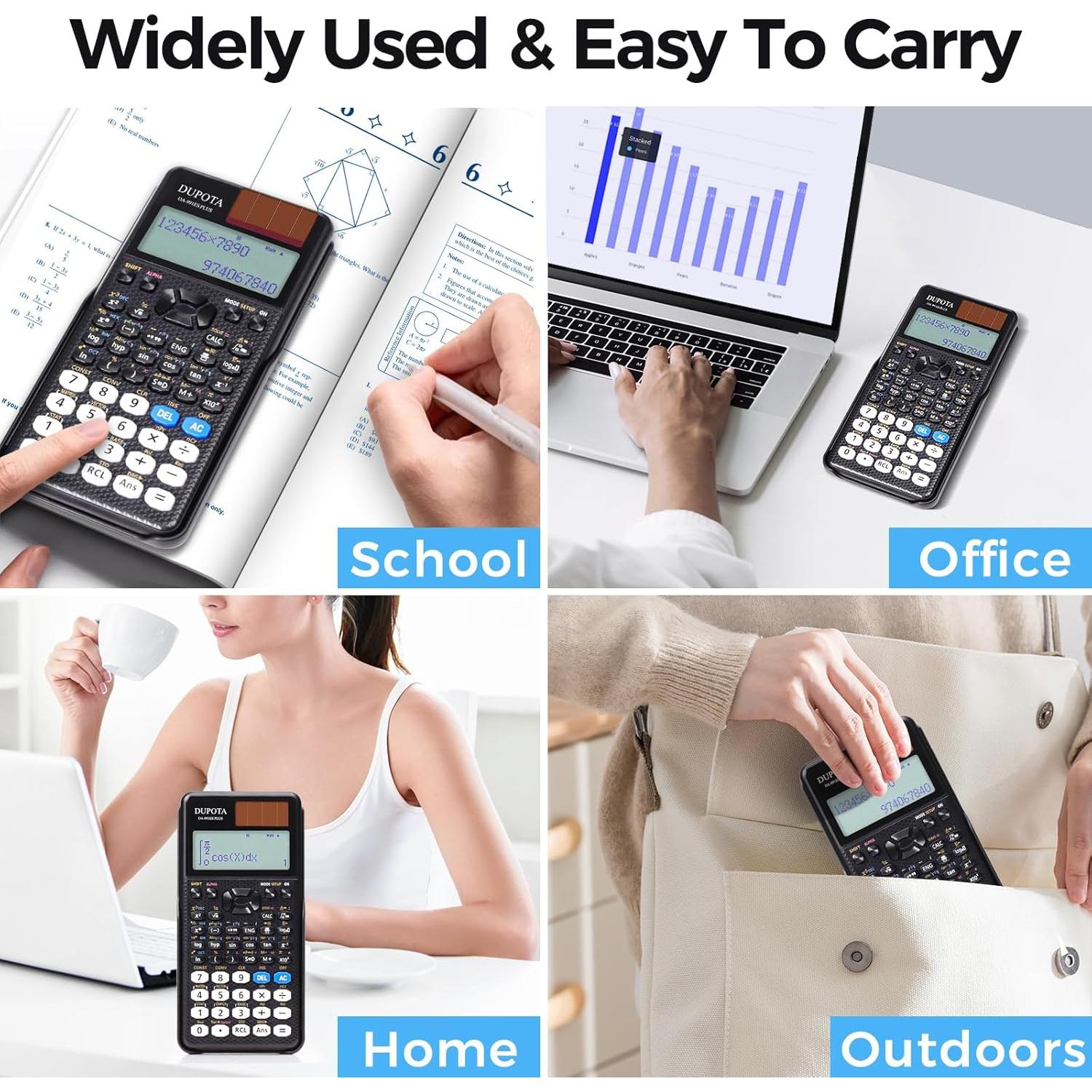 Calculadora Científica DUPOTA OA-991ES Plus 417 Funciones