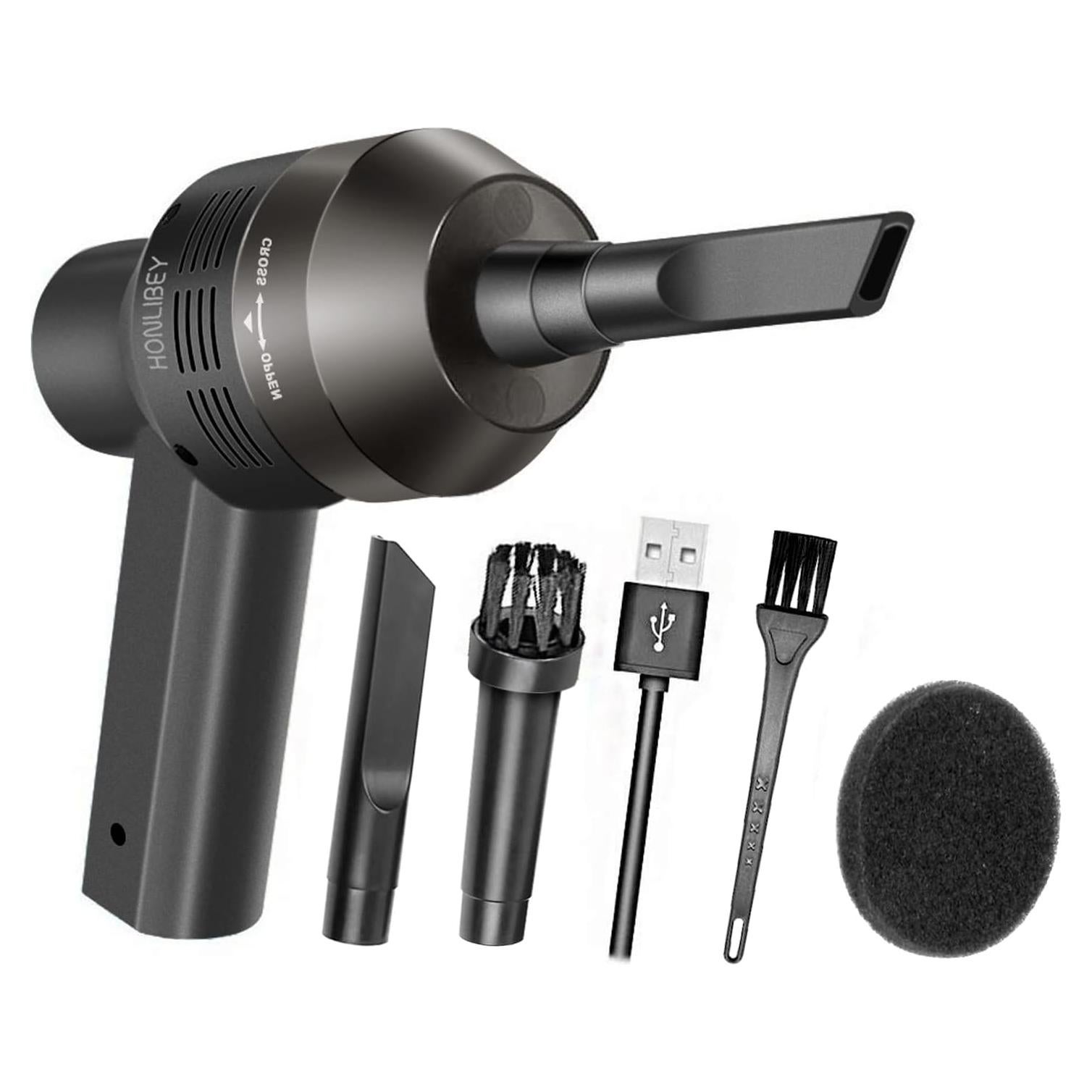 Aspirador Mini Inalámbrico Honlibey para Computadora 5W