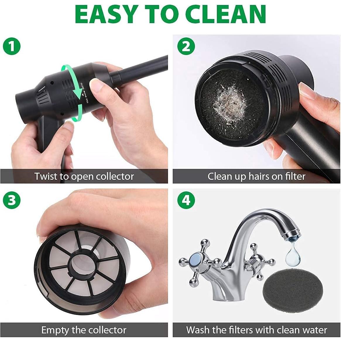 Aspirador Mini Inalámbrico Honlibey para Computadora 5W